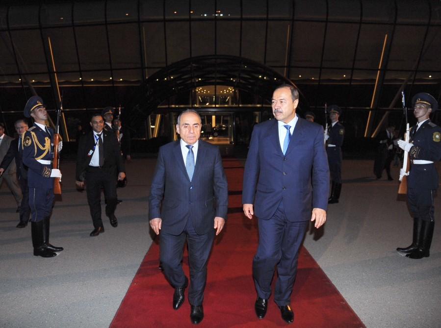 Uzbek Prime Minister Abdulla Aripov ends Azerbaijan visit