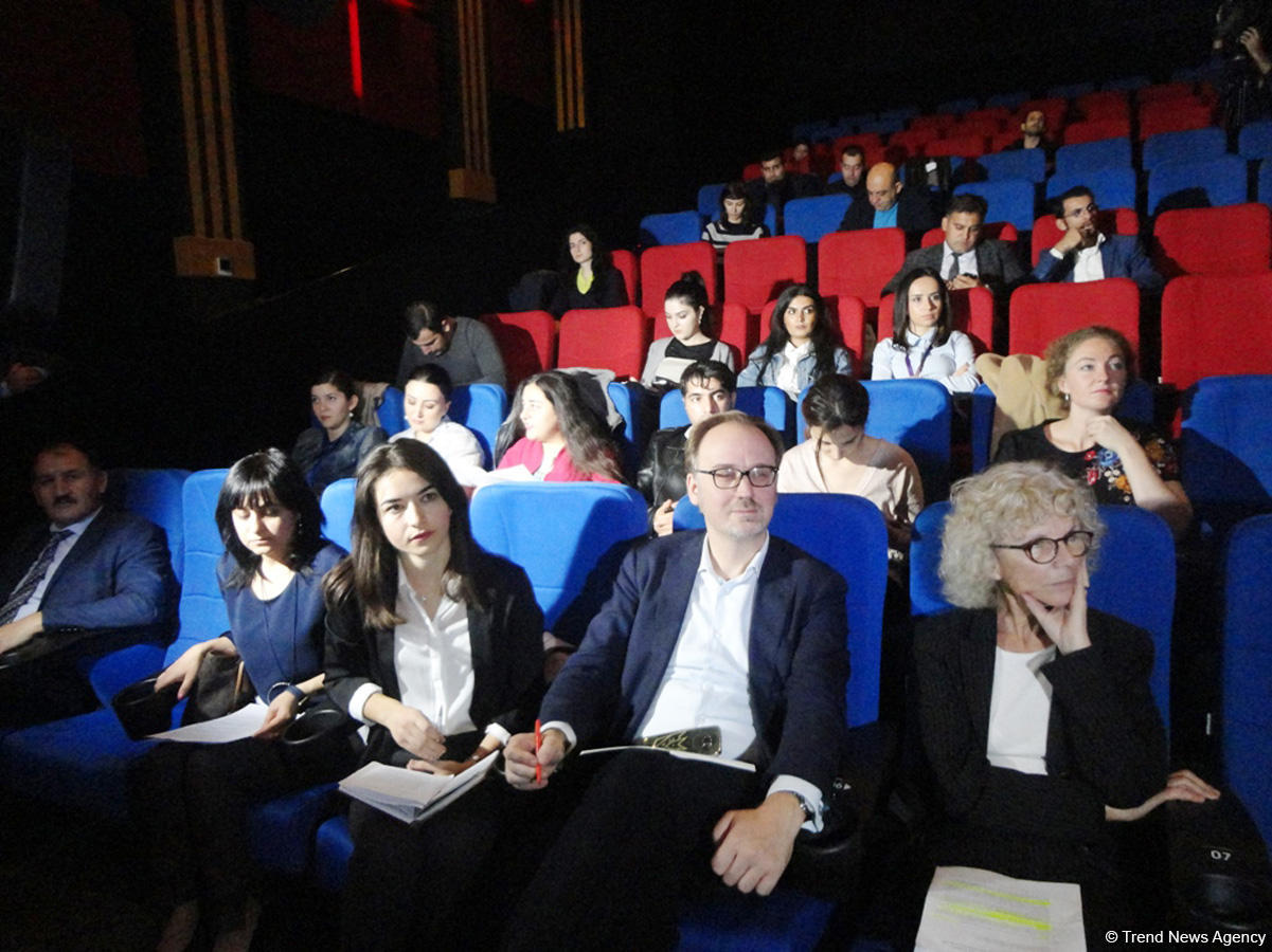 Baku hosts press conference ahead of European Film Festival [PHOTO]