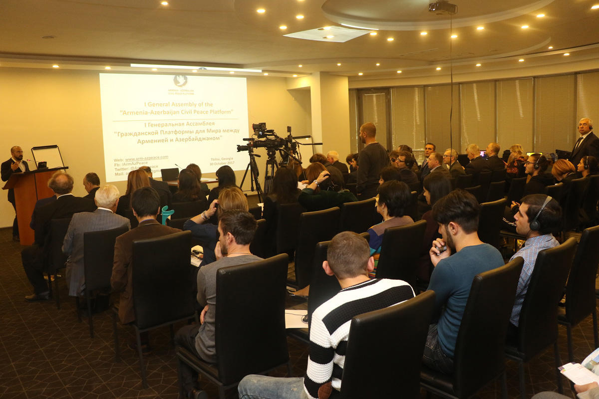 Tbilisi hosts 1st General Assembly of Armenia-Azerbaijan Civil Peace Platform