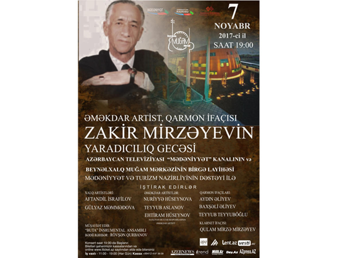 Don't  miss creative evening of Zakir Mirzoyev [VIDEO]