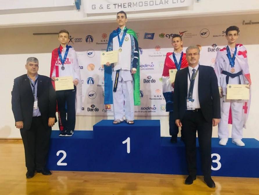 Azerbaijani taekwondo fighter wins European championship in Cyprus [PHOTO]