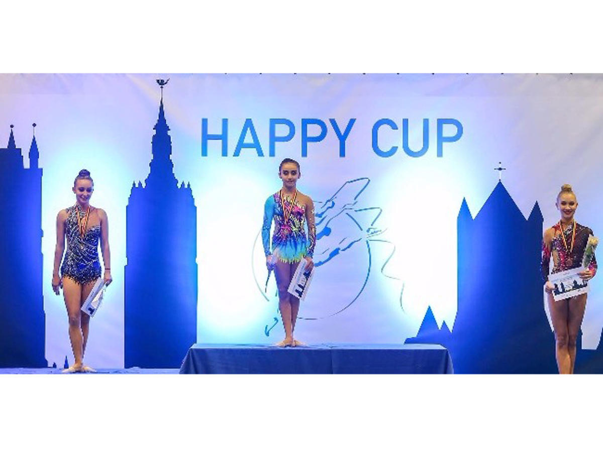 Azerbaijani gymnast grabs 4 gold medals at 20th Happy Cup 2017