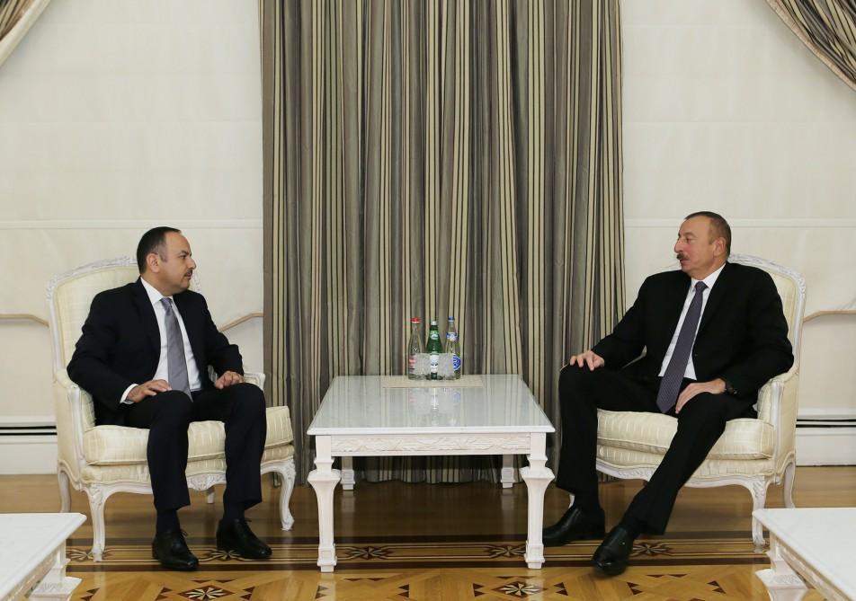 Azerbaijani president receives Afghan finance minister [UPDATE]