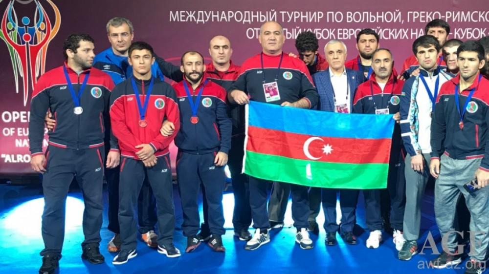 Azerbaijani wrestlers win two medals at Open Cup of European Nations