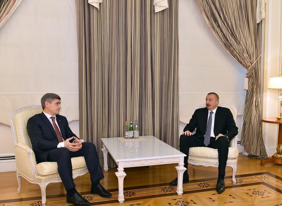President Aliyev receives Moldovan interior minister [PHOTO/UPDATE]