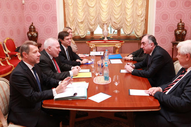 Azerbaijan 's FM meets OSCE co-chairs in Moscow [UPDATE]