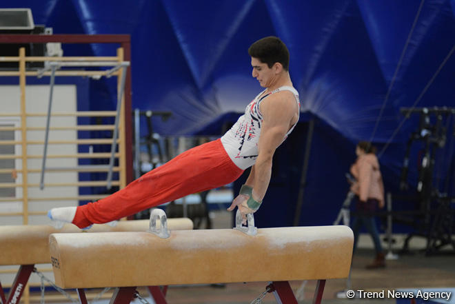 Day 2 of Azerbaijan Championship in Artistic, Acrobatics Gymnastics kicks off