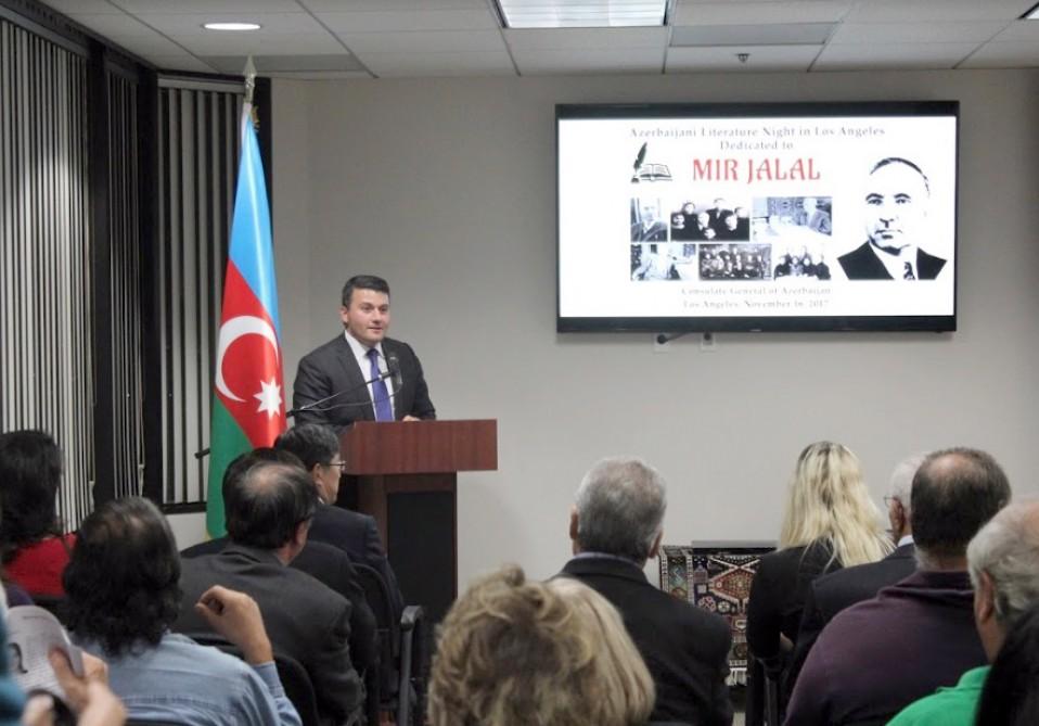 Renowned Azerbaijani writer Mir Jalal's rich literary legacy presented in Los Angeles [PHOTO]