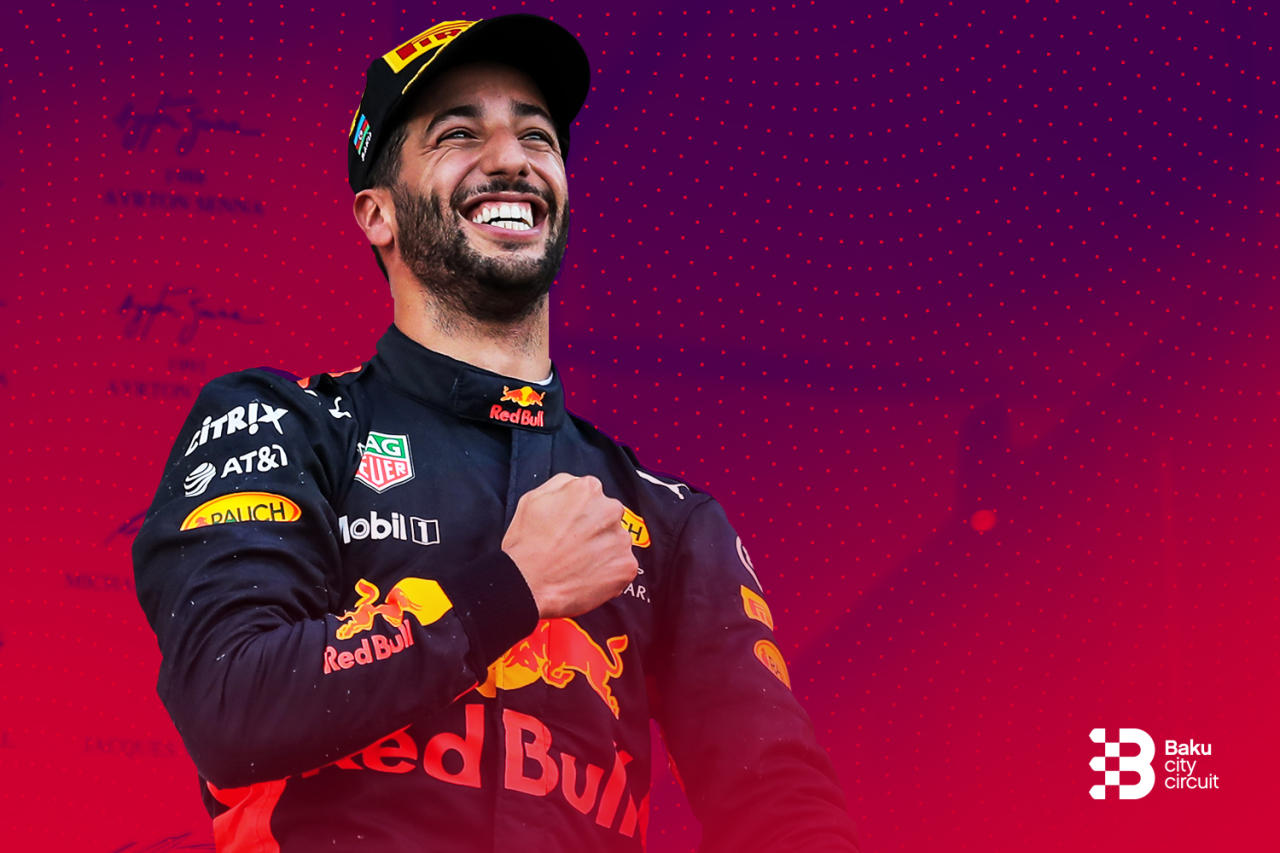 Ricciardo's interview on dramatic victory at Azerbaijan Grand Prix
