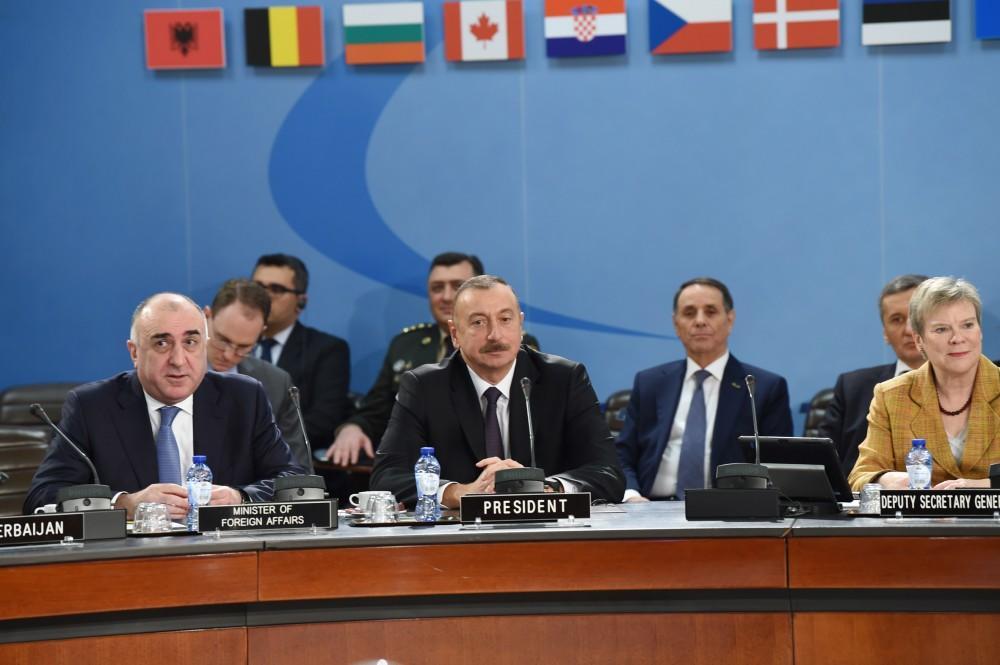 President Aliyev attends NATO North Atlantic Council meeting [PHOTO]