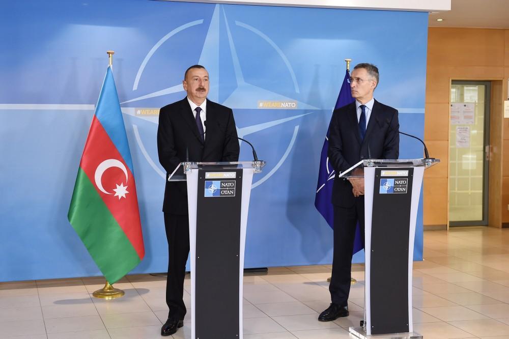 President Ilham Aliyev:Azerbaijan's cooperation with NATO has great potential [PHOTO]