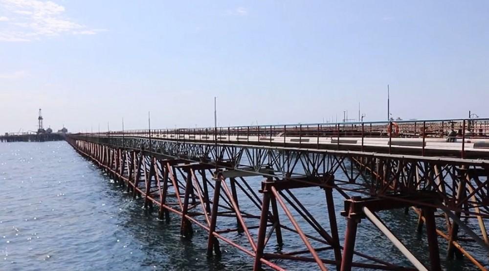 Trestle with length of 630 meters repaired on Oil Rocks