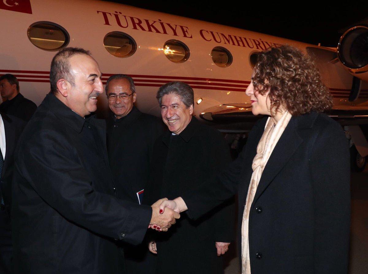 Turkish FM arrives in Baku [PHOTO]