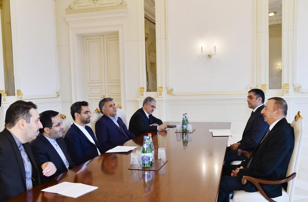 President Aliyev receives delegation led by Iranian ICT minister [UPDATE]
