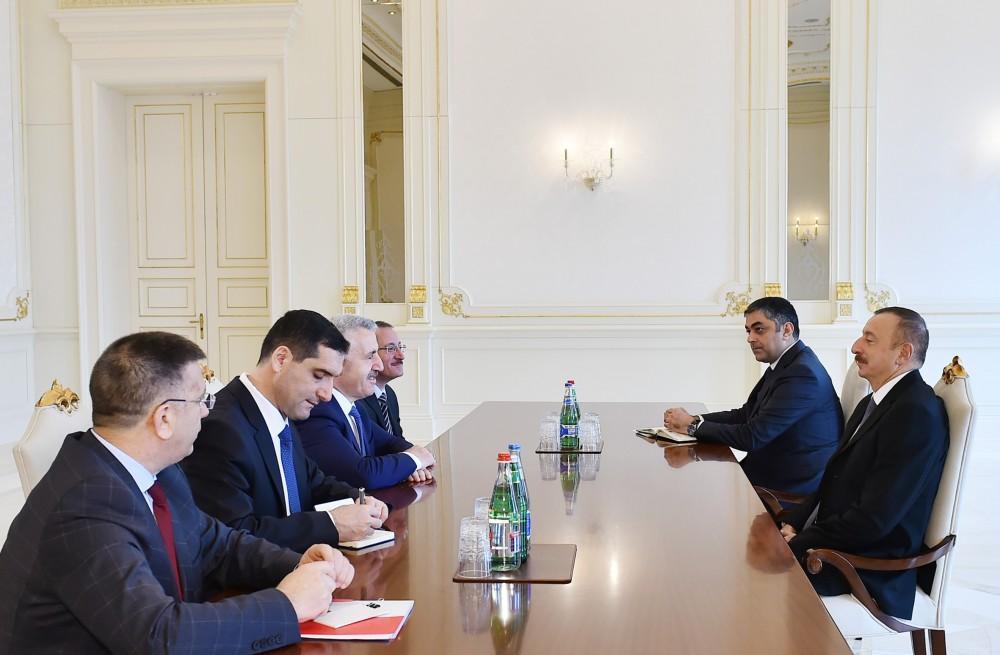 President Aliyev receives Turkish delegation [UPDATE]