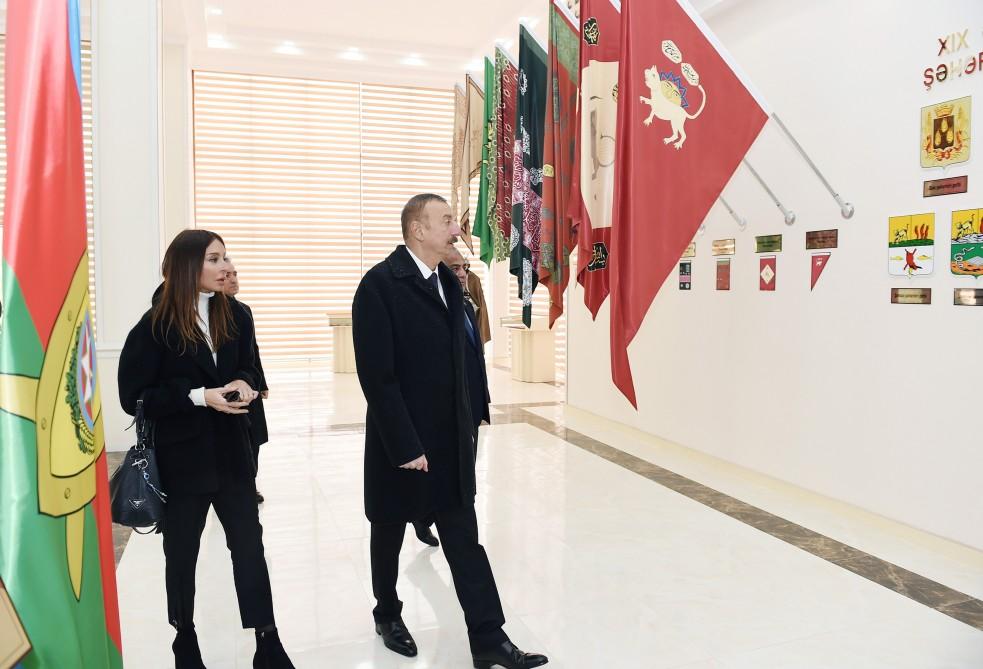 President Ilham Aliyev, First Lady Mehriban Aliyeva take part in opening of Guba Flag Museum [PHOTO]