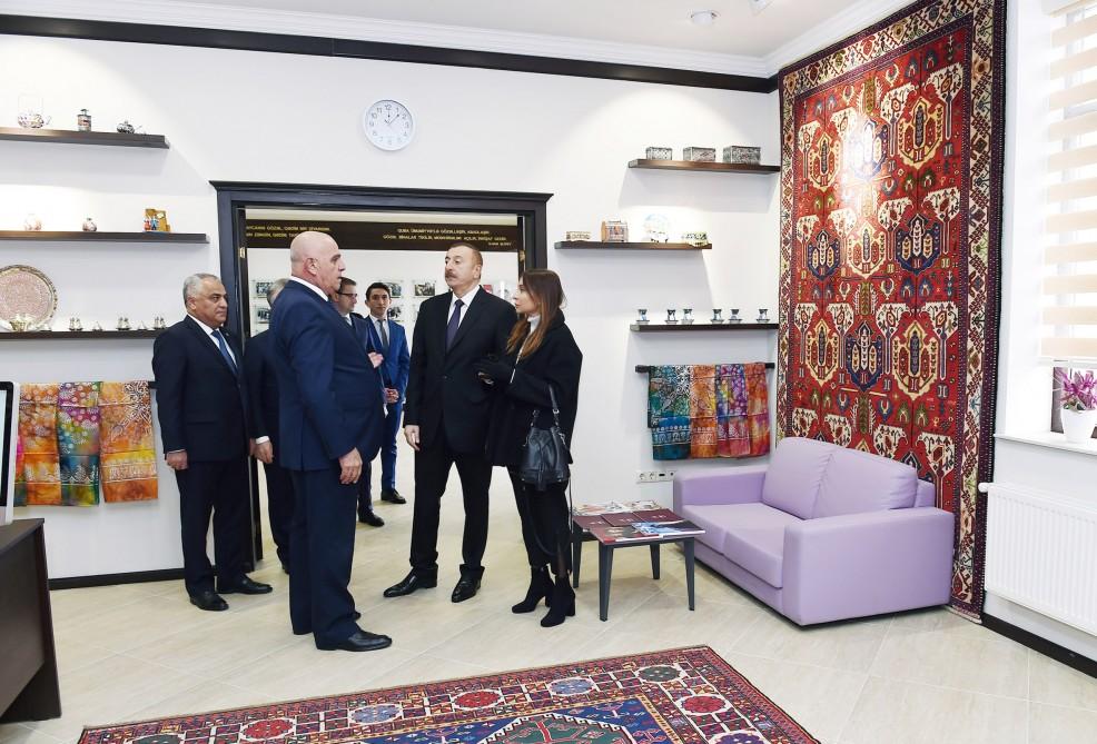 President Aliyev, Mehriban Aliyeva take part in opening of Guba branch of “Azerkhalcha” OJSC [PHOTO]