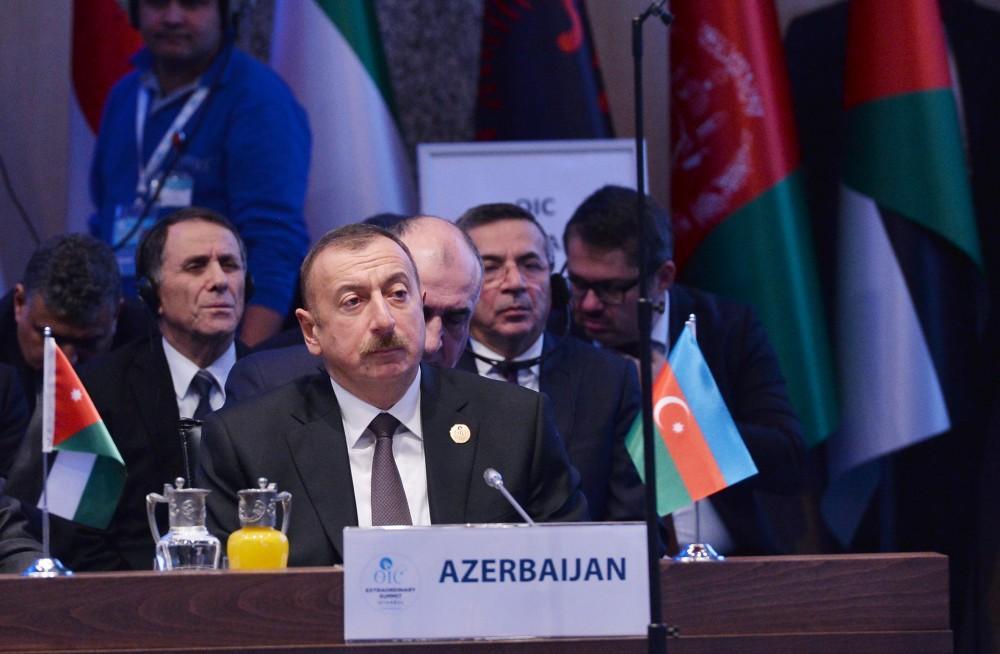 Ilham Aliyev: Azerbaijan supports consistent settlement of Palestinian-Israeli conflict by peaceful means [UPDATE]