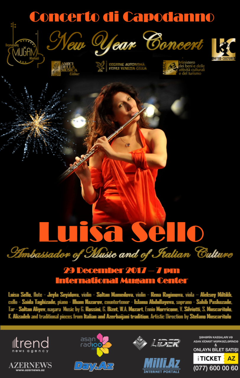 Luisa Sello to give concert in Baku