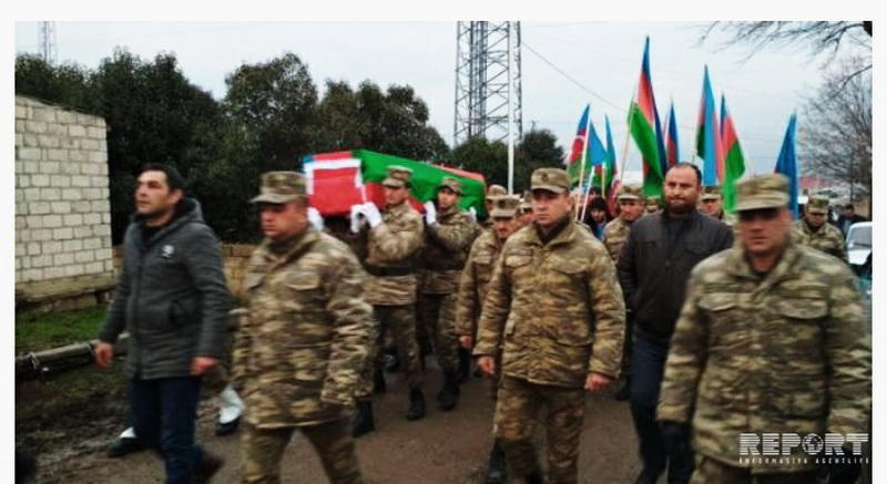 Azerbaijani martyr buried in Shabran region