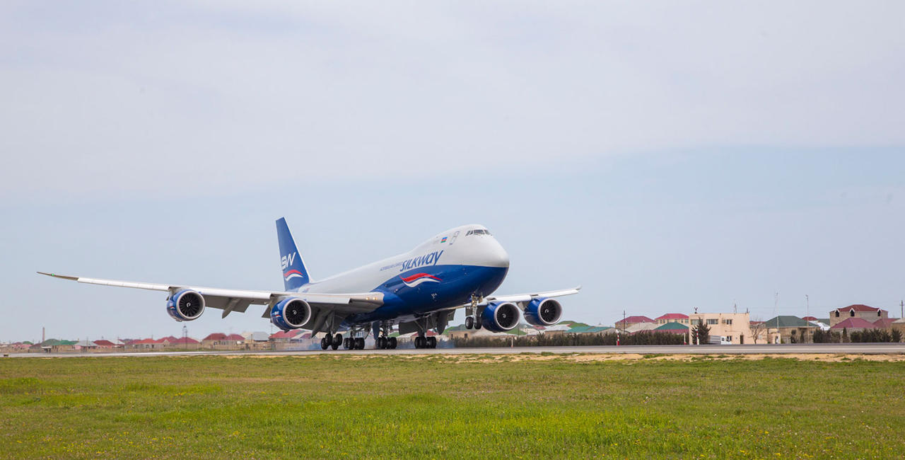 Silk Way West Airlines carries out charter cargo flight between Azerbaijan and Brazil