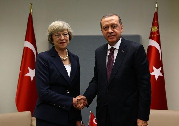 Erdogan, UK's May discuss U.S veto of UN Security Council resolution over phone