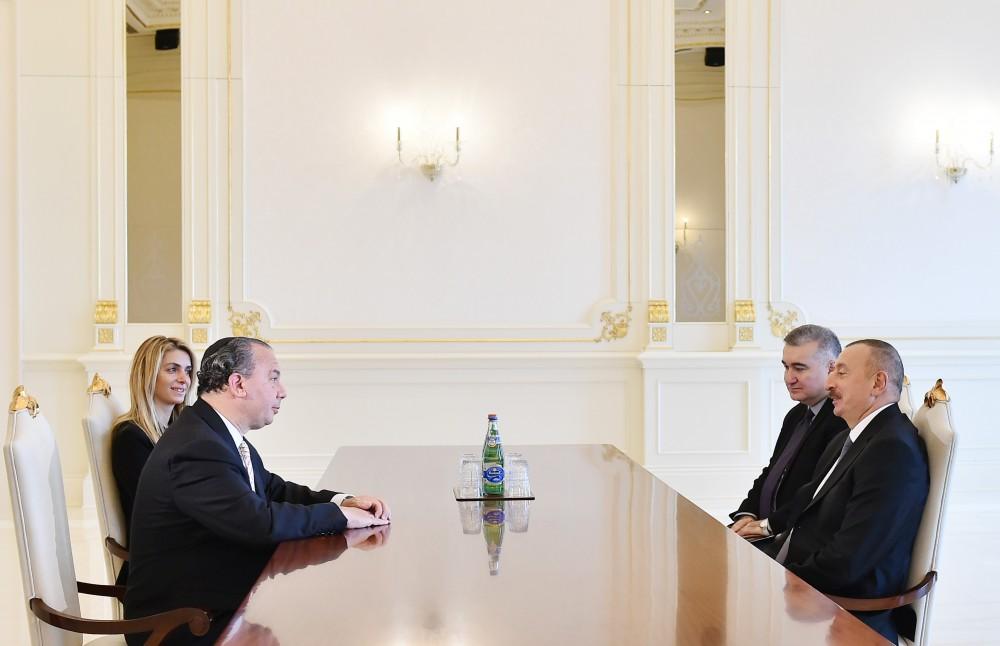 President Aliyev receives chairman of Foundation for Ethnic Understanding [UPDATE]