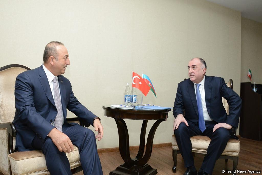 Azerbaijani FM meets Turkish counterpart [PHOTO]