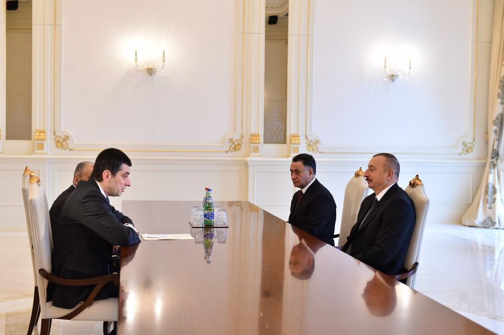 President Aliyev receives Georgian vice prime minister [PHOTO]