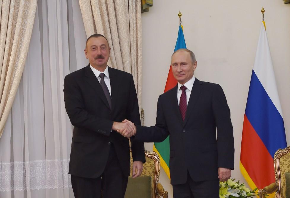 Russia's president phones Ilham Aliyev