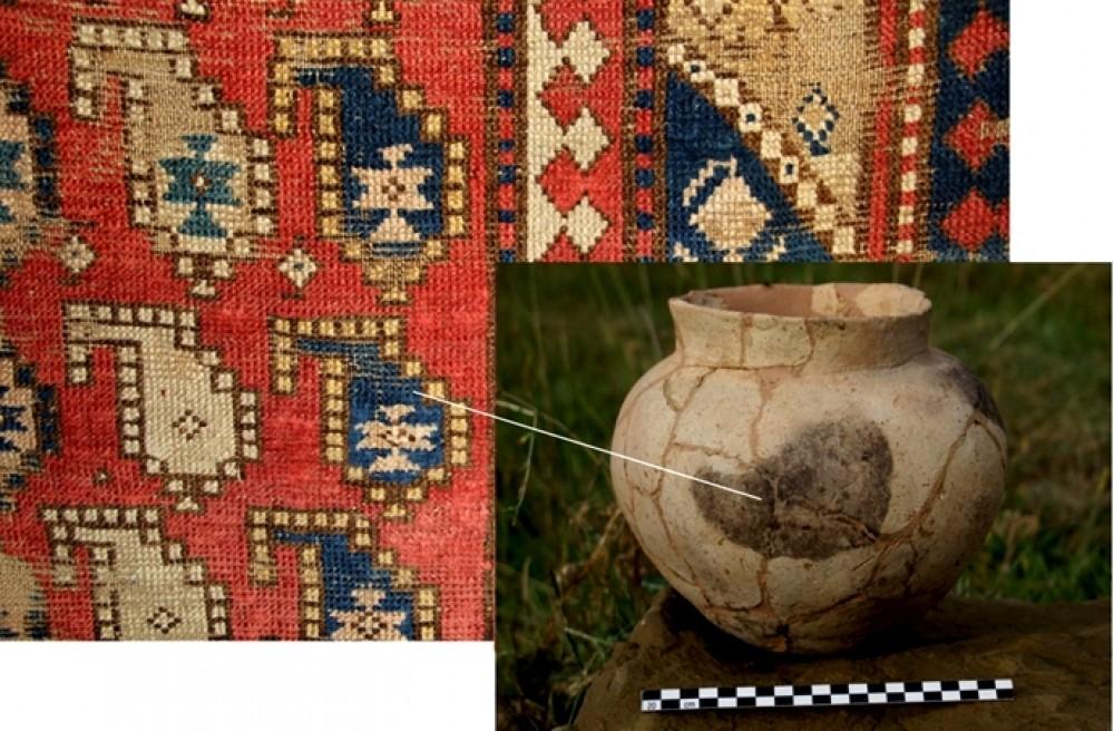 Most ancient example of buta pattern found in Nakhchivan