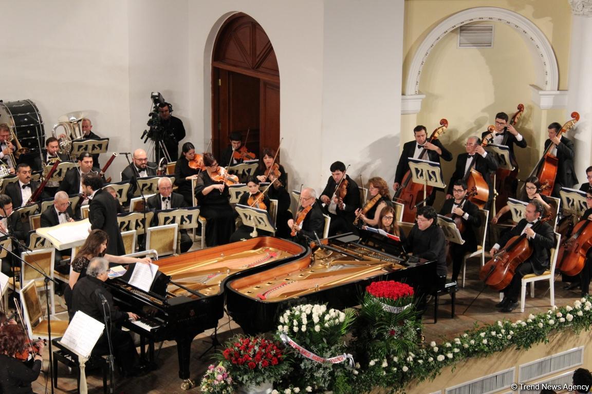 Spectacular music and virtuosity: Baku celebrated the anniversary of Farhad Badalbayli [PHOTO] - Gallery Image