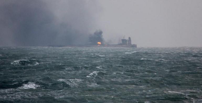 Iranian oil tanker rocked by explosion off China, rescue efforts suspended