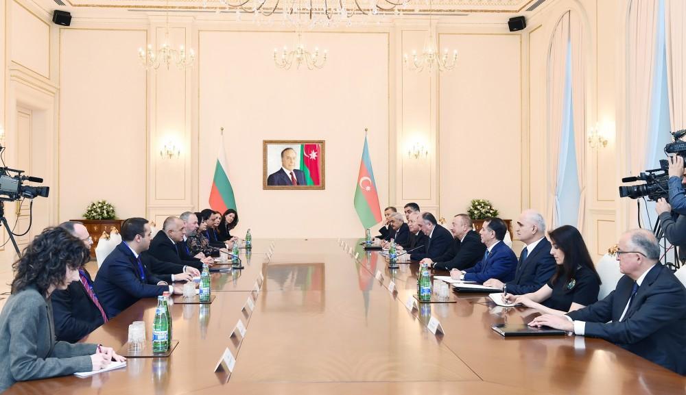 Azerbaijani president, Bulgarian PM meet in expanded format [PHOTO]