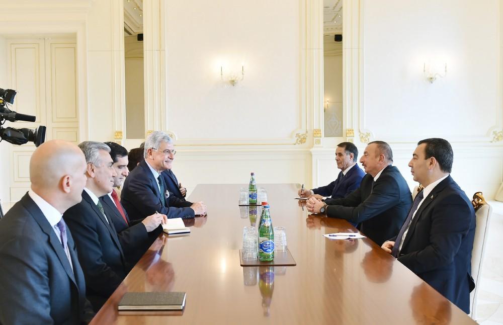 President Aliyev receives delegation of Turkish Grand National Assembly [PHOTO]