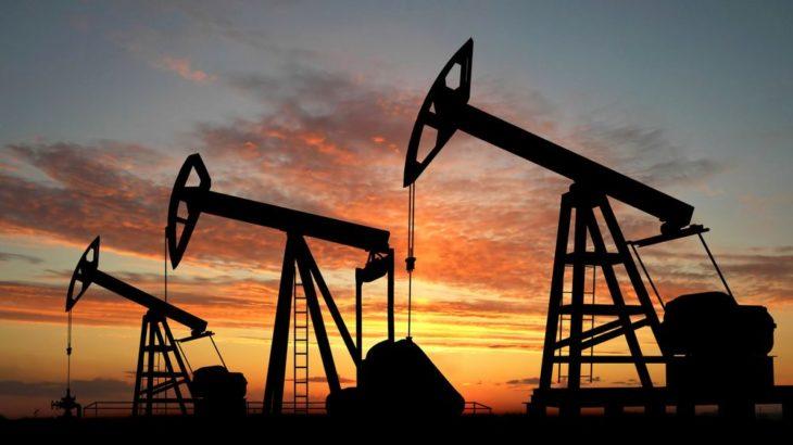 Crude prices fall on data on growth of reserves in U.S.