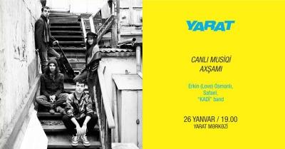 YARAT to hold Live Music event