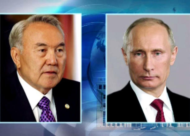 Nursultan Nazarbayev, Vladimir Putin hold phone conversation