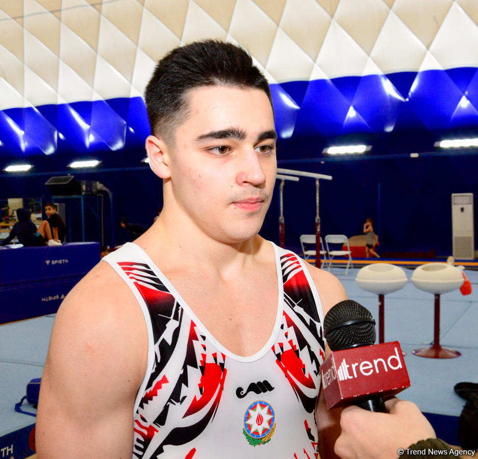 Azerbaijani gymnast expects high level organization of FIG World Cup in Baku [PHOTO]