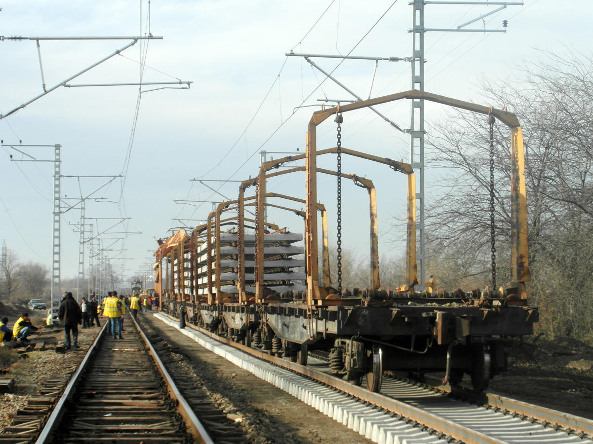Azerbaijan overhauls 75pct of Baku-Boyuk Kasik railway [PHOTO]