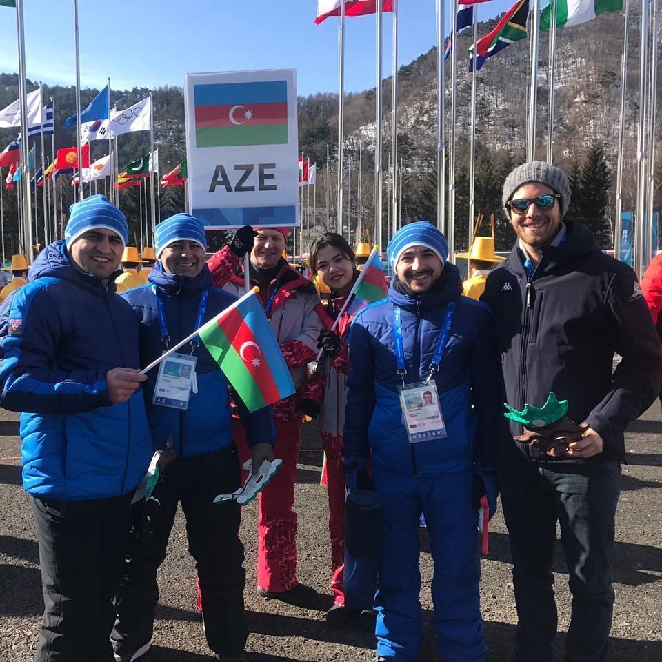 Azerbaijan’s flag raised in Olympic Village in S.Korea [PHOTO]