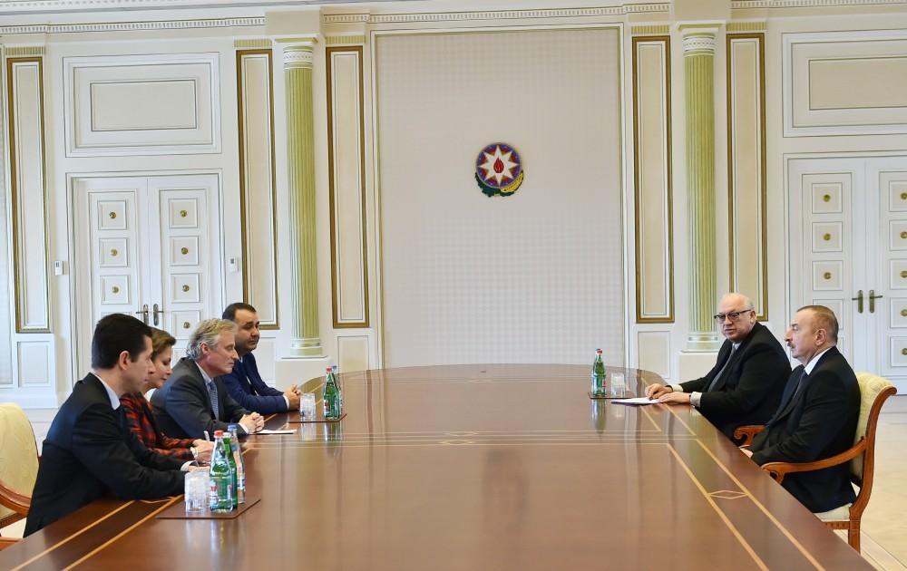 President Aliyev receives Thales International senior executive VP [UPDATE]