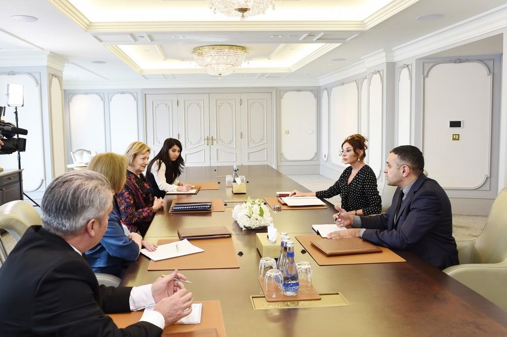 First VP Mehriban Aliyeva receives UK PM's Trade Envoy [UPDATE]