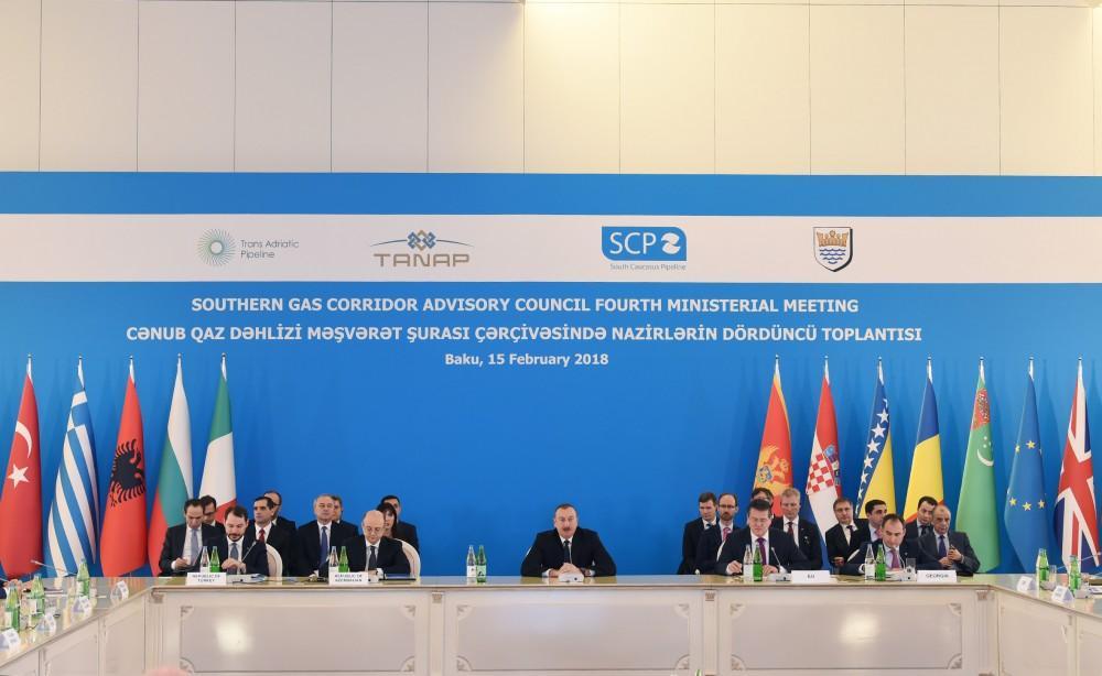President Ilham Aliyev attends ministerial meeting as part of SGC Advisory Council [PHOTO]