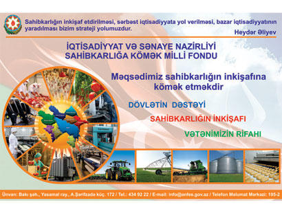Azerbaijani National Fund for Entrepreneurship Support accepts projects in Gazakh district