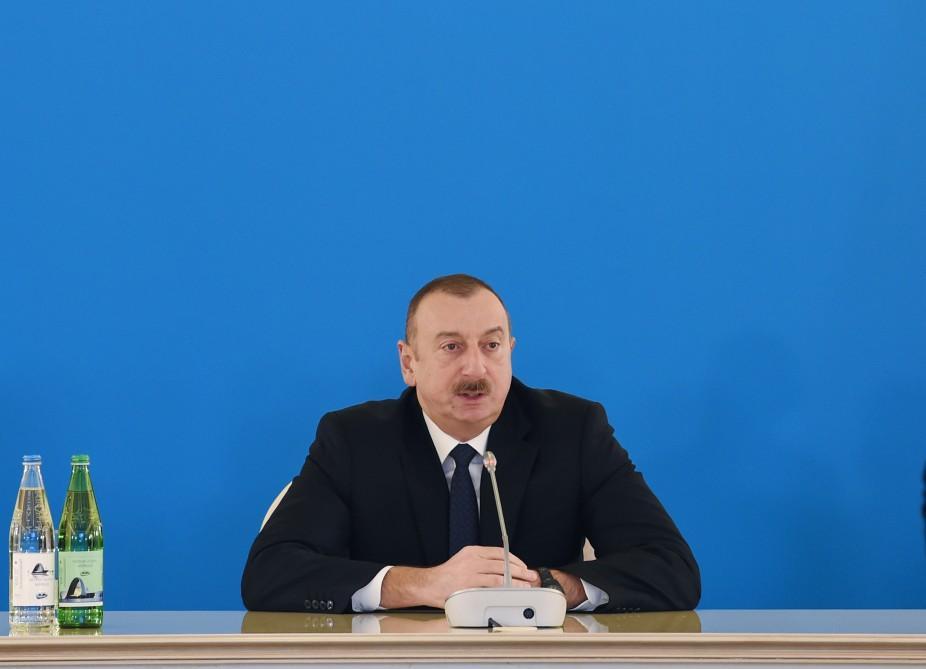 Ilham Aliyev: BTK railway to be very important element of new Silk Road project