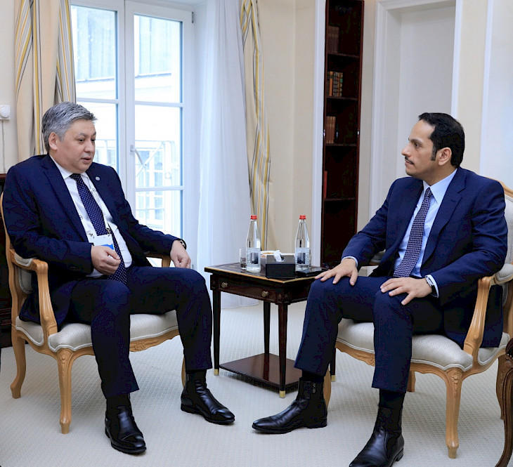 Kyrgyz, Qatar FMs discuss bilateral cooperation