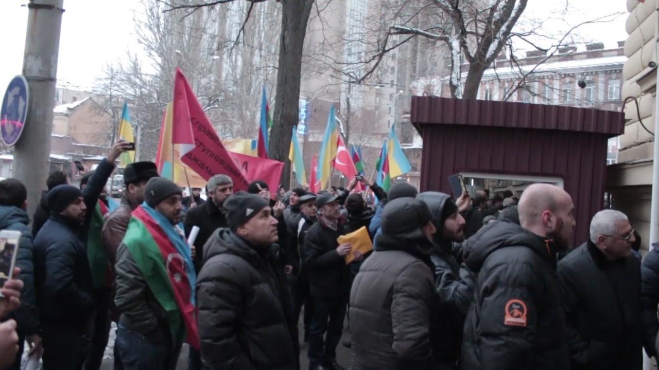 Protest rally over Khojaly genocide held in Ukraine [PHOTO]