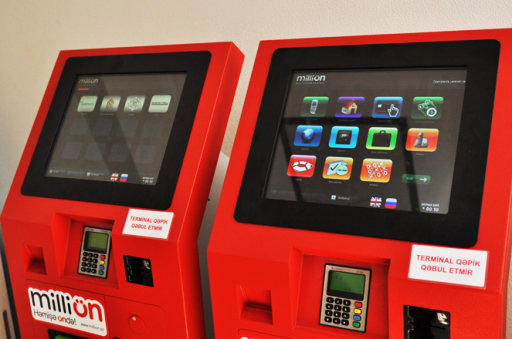 Payment terminals in Baku to accept payment via bank cards