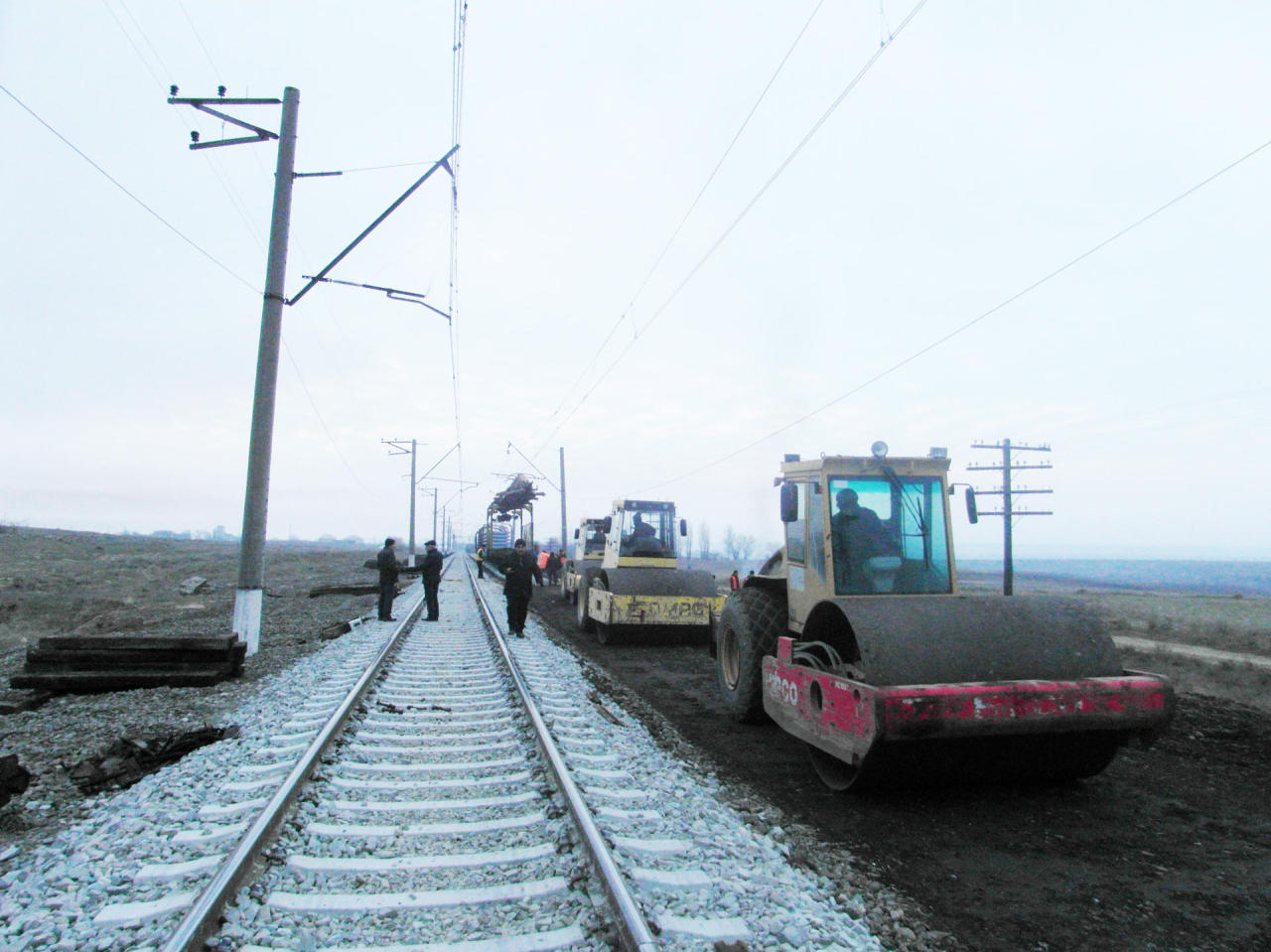 Repair of Baku-Boyuk Kasik railway continues